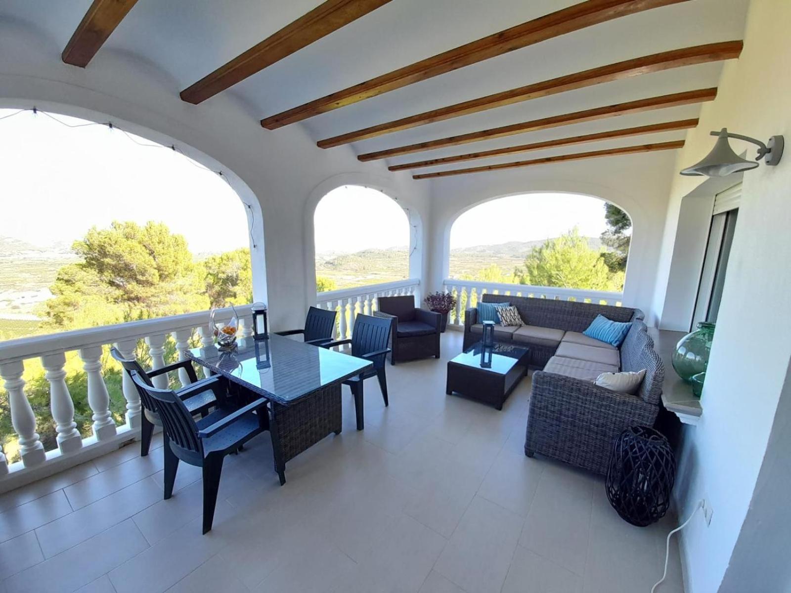 Villa"Kacper"Cerca De Gandia ,Con Vistas Al Mar Y Montanas ,Piscina 8-10 Personas Ador Exterior foto