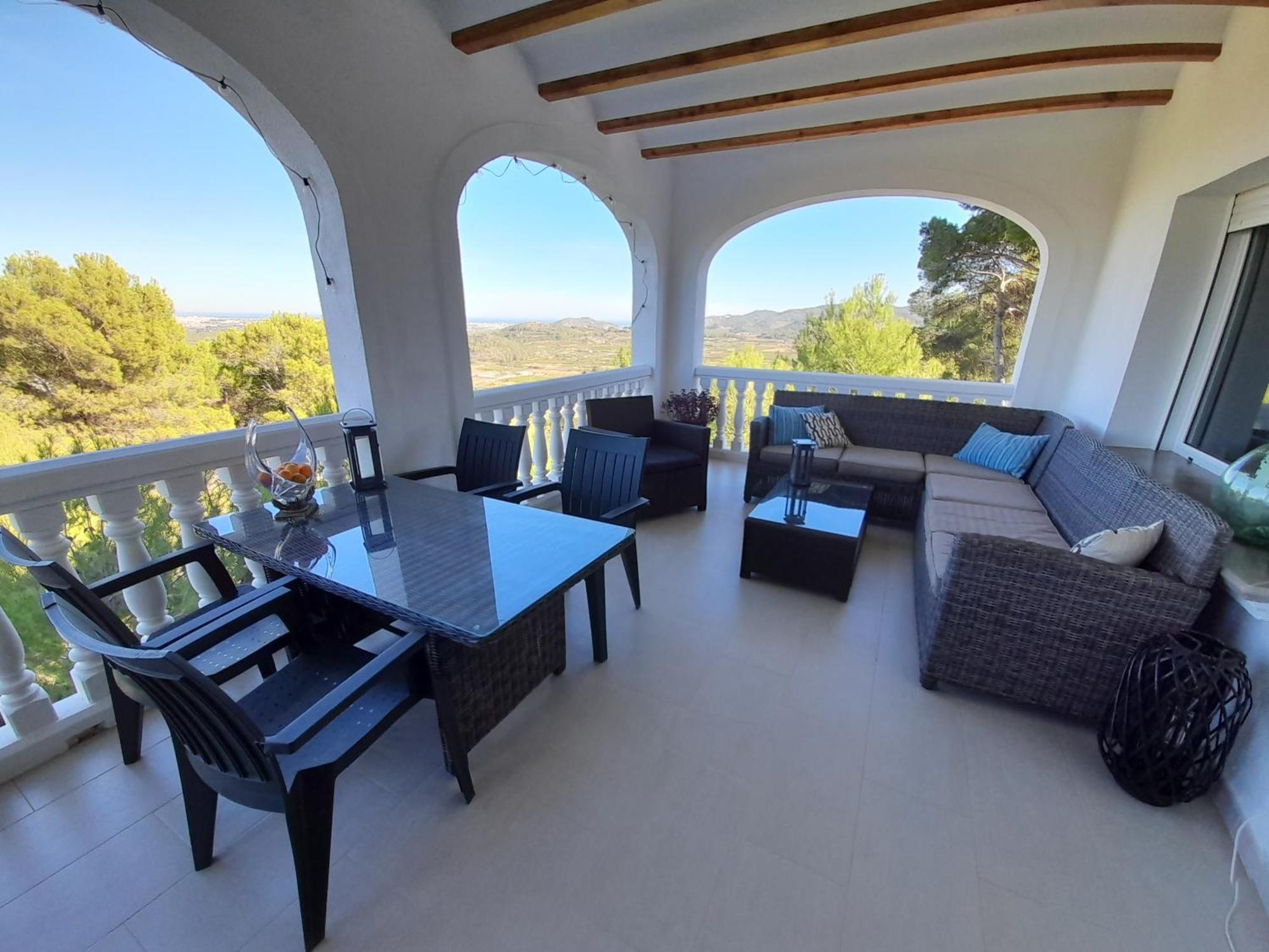 Villa"Kacper"Cerca De Gandia ,Con Vistas Al Mar Y Montanas ,Piscina 8-10 Personas Ador Exterior foto