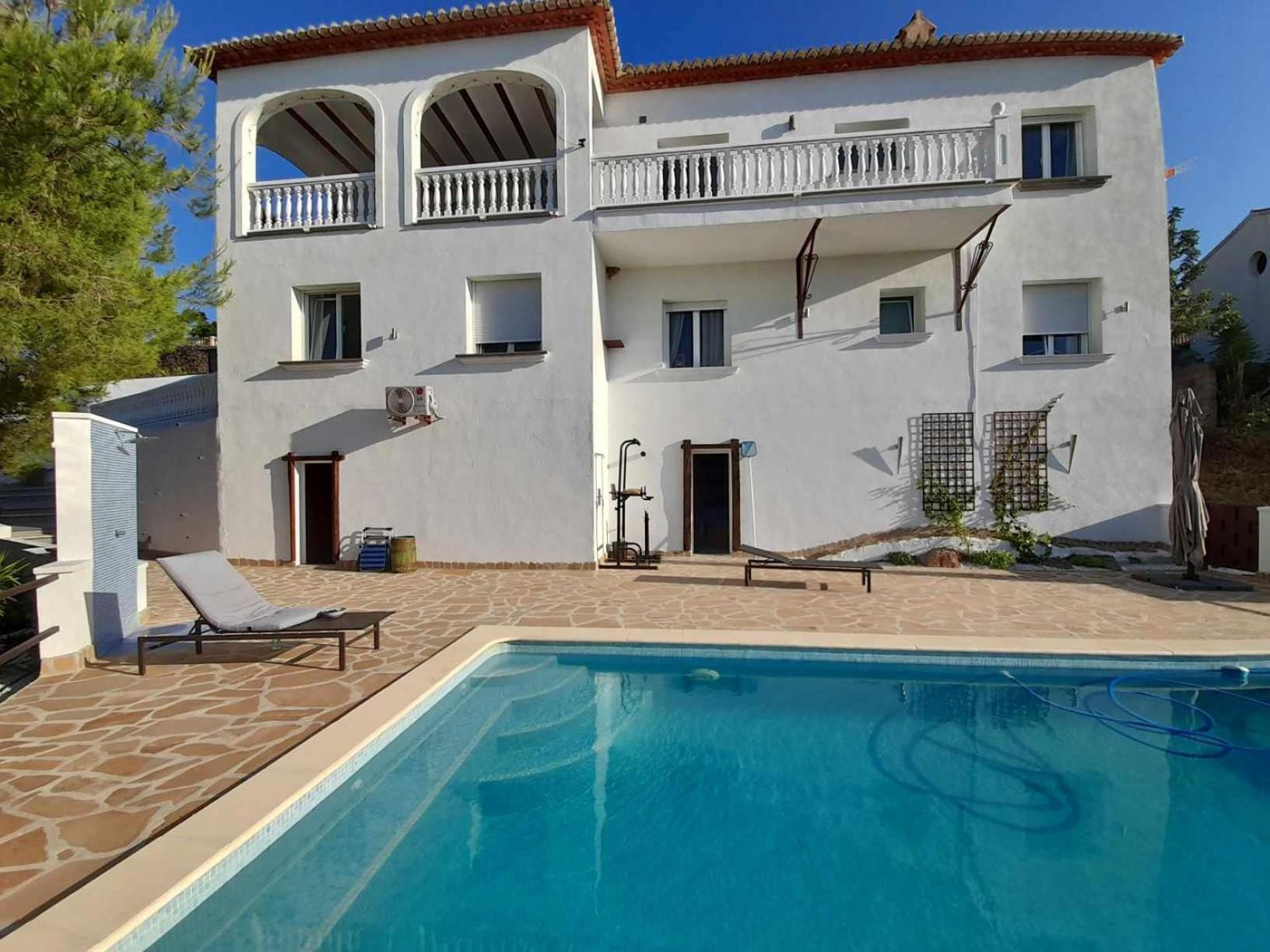 Villa"Kacper"Cerca De Gandia ,Con Vistas Al Mar Y Montanas ,Piscina 8-10 Personas Ador Exterior foto